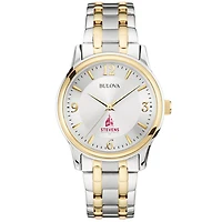 Men's Stevens Institute of Technology Ducks Bulova Classic Two-Tone Round Watch
