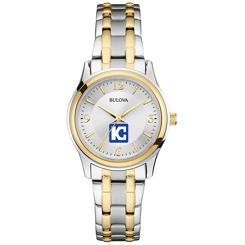 Women's Kaskaskia College Blue Devils Bulova Classic Two-Tone Round Watch