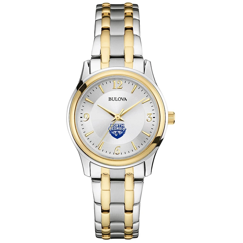 Women's North Georgia Nighthawks Bulova Classic Two-Tone Round Watch