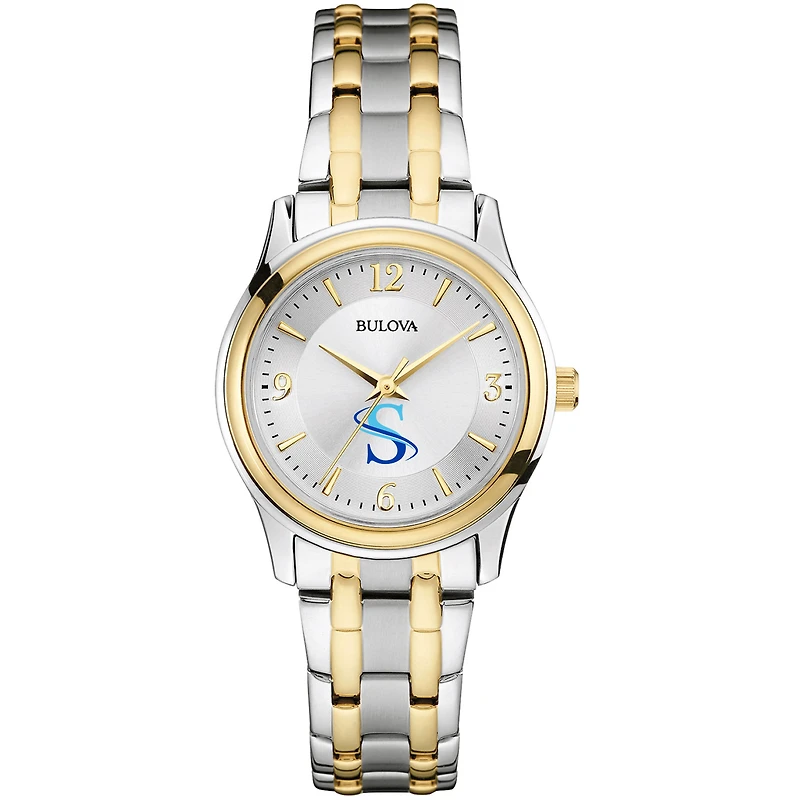 Women's Southern West Virginia Community and Technical College Bulova Classic Two-Tone Round Watch