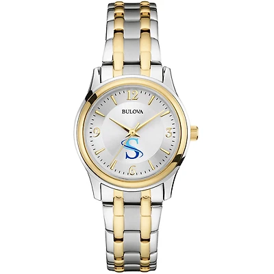 Women's Southern West Virginia Community and Technical College Bulova Classic Two-Tone Round Watch