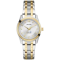 Women's Surry Community College Bulova Classic Two-Tone Round Watch
