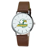 Men's SUNY Jamestown Community College Plexus Brown Leather Watch