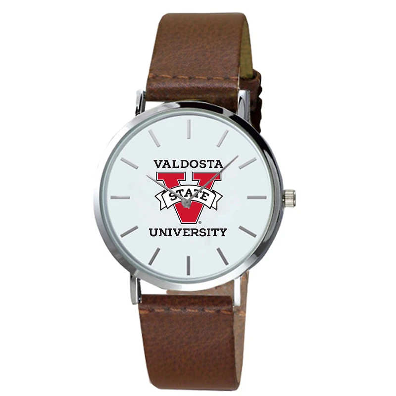Men's Valdosta State Blazers Plexus Brown Leather Watch