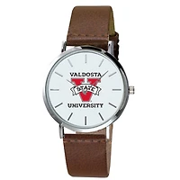 Men's Valdosta State Blazers Plexus Brown Leather Watch