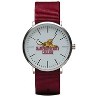 Hampden-Sydney College Tigers Stitch Nylon Strap Watch