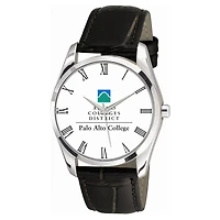 Men's PAC Palominos Berkeley Black Leather Watch