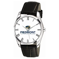 Men's Piedmont Technical College Berkeley Black Leather Watch
