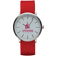 Stevens Institute of Technology Ducks Stitch Nylon Strap Watch