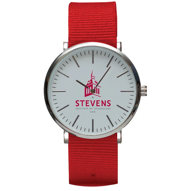 Stevens Institute of Technology Ducks Stitch Nylon Strap Watch