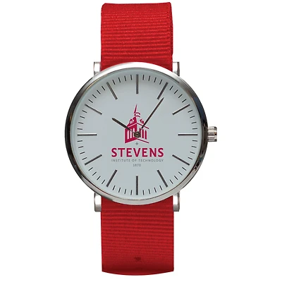 Stevens Institute of Technology Ducks Stitch Nylon Strap Watch