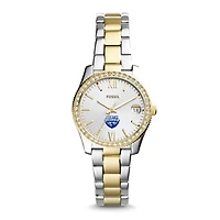 Women's North Georgia Nighthawks Fossil Scarlette Mini Two Tone Stainless Steel Watch