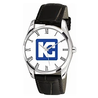 Women's Kaskaskia College Blue Devils Berkeley Black Leather Watch