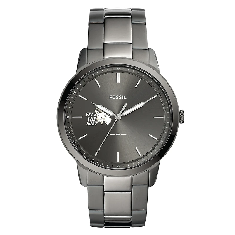 Men's St. Edwards Hilltoppers Fossil Minimalist Three-Hand Smoke Watch