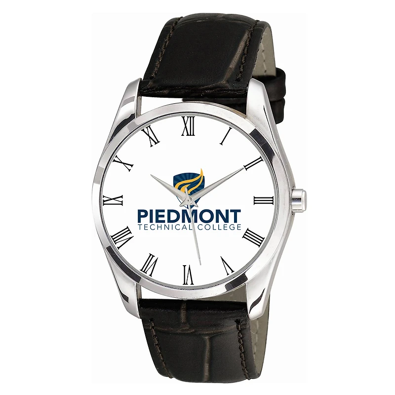 Women's Piedmont Technical College Berkeley Black Leather Watch