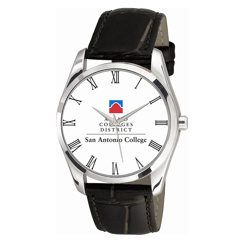 Women's SAC Armadillos Berkeley Black Leather Watch