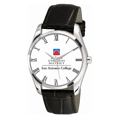 Women's SAC Armadillos Berkeley Black Leather Watch