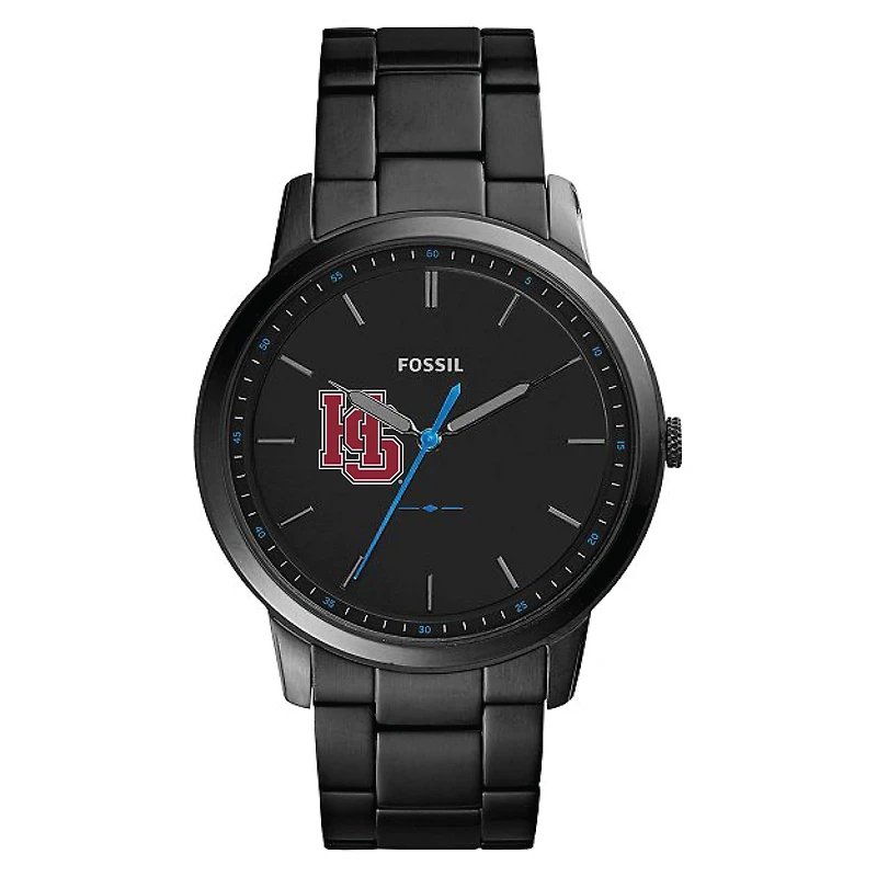Men's Hampden-Sydney College Tigers Fossil Minimalist Slim Stainless Steel Watch
