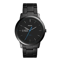 Men's Mount Union Purple Raiders Fossil Minimalist Slim Stainless Steel Watch