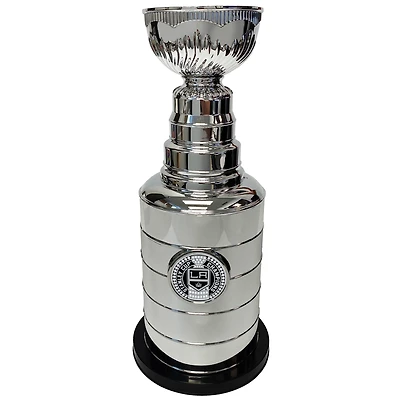Silver Los Angeles Kings 14" Stanley Cup Coin Bank Replica Trophy