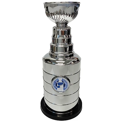 Silver St. Louis Blues 14" Stanley Cup Coin Bank Replica Trophy
