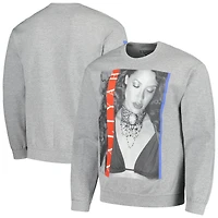 Unisex Ripple Junction Heather Gray Aaliyah  Graphic Fleece Sweatshirt