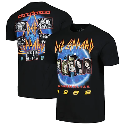 Men's Black Def Leppard Adrenalize 1992 Graphic T-Shirt