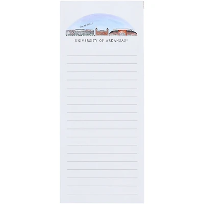 Arkansas Razorbacks Valiant Skyline Notepad