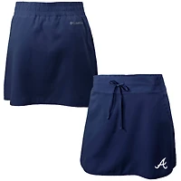 Women's Columbia  Navy Atlanta Braves Omni-Wick Lakewood Pines Skort