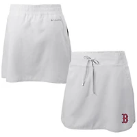 Women's Columbia  White Boston Red Sox Omni-Wick Lakewood Pines Skort