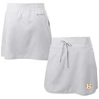 Women's Columbia  White Houston Astros Omni-Wick Lakewood Pines Skort