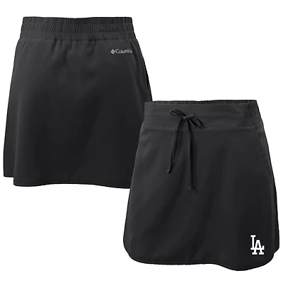 Women's Columbia  Black Los Angeles Dodgers Omni-Wick Lakewood Pines Skort