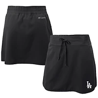 Women's Columbia  Black Los Angeles Dodgers Omni-Wick Lakewood Pines Skort