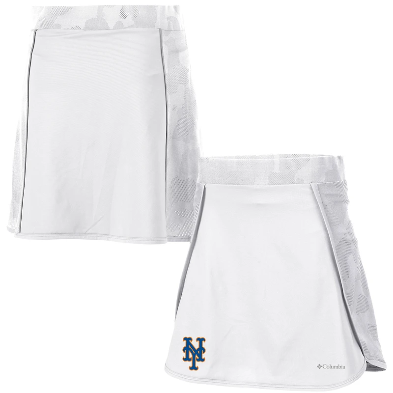 Women's Columbia White New York Mets Up Next Skort