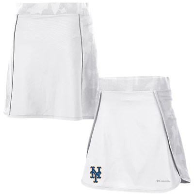 Women's Columbia White New York Mets Up Next Skort