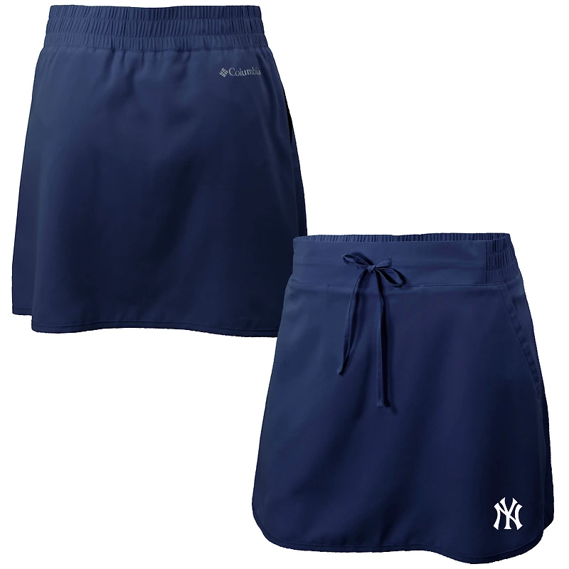 Women's Columbia  Navy New York Yankees Omni-Wick Lakewood Pines Skort