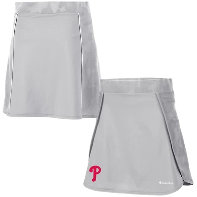 Women's Columbia  Gray Philadelphia Phillies Up Next Skort