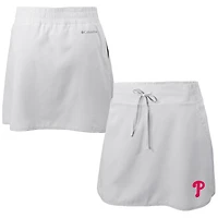 Women's Columbia  White Philadelphia Phillies Omni-Wick Lakewood Pines Skort