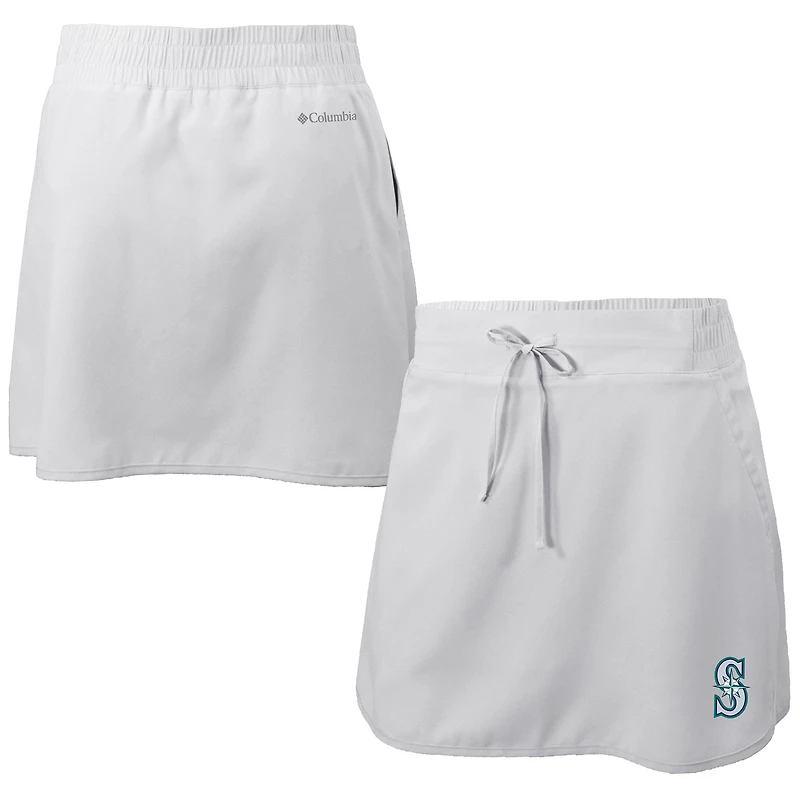 Women's Columbia  White Seattle Mariners Omni-Wick Lakewood Pines Skort