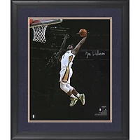 Zion Williamson New Orleans Pelicans Framed Autographed 16" x 20" Spotlight Dunk Photograph