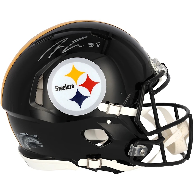 Pat Freiermuth Pittsburgh Steelers Autographed Riddell Speed Authentic Helmet