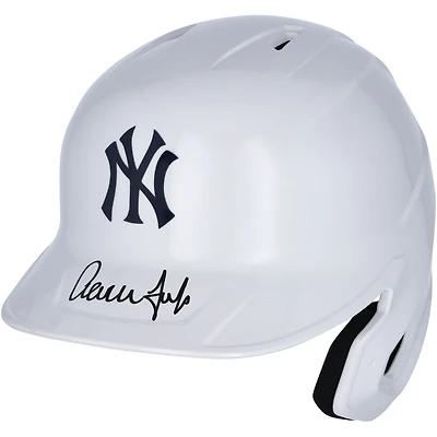 Aaron Judge New York Yankees Autographed Alternate Chrome Rawlings Mach Pro Replica Batting Helmet - Fanatics Exclusive