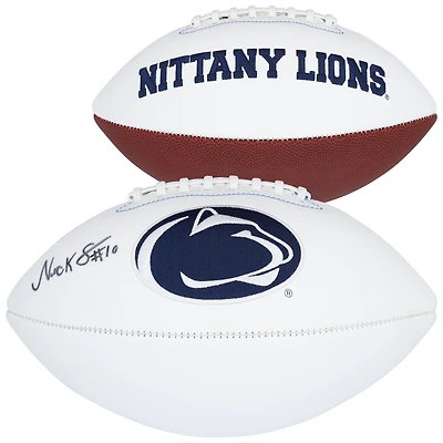 Nick Singleton Penn State Nittany Lions Autographed Jardin White Panel Football