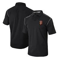 Men's Columbia Black San Francisco Giants Omni-Wick Shotgun Polo