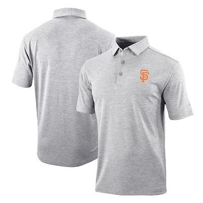 Men's Columbia Gray San Francisco Giants Omni-Wick Polo