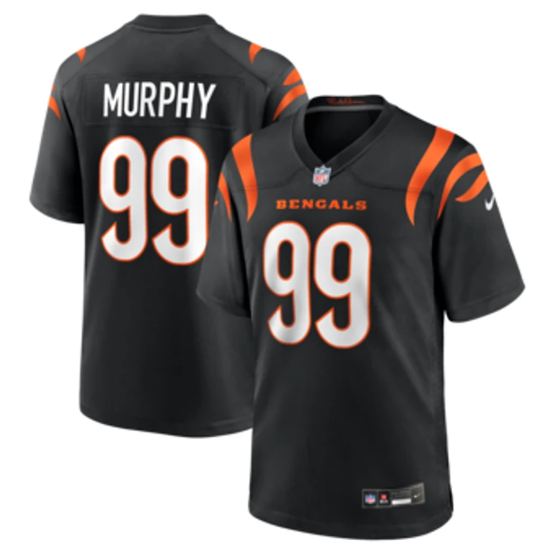Men's Nike Myles Murphy Black Cincinnati Bengals  Game Jersey