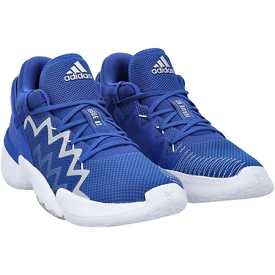 Kansas Jayhawks Team-Issued Blue DON 2 Adidas Shoes from the Basketball Program