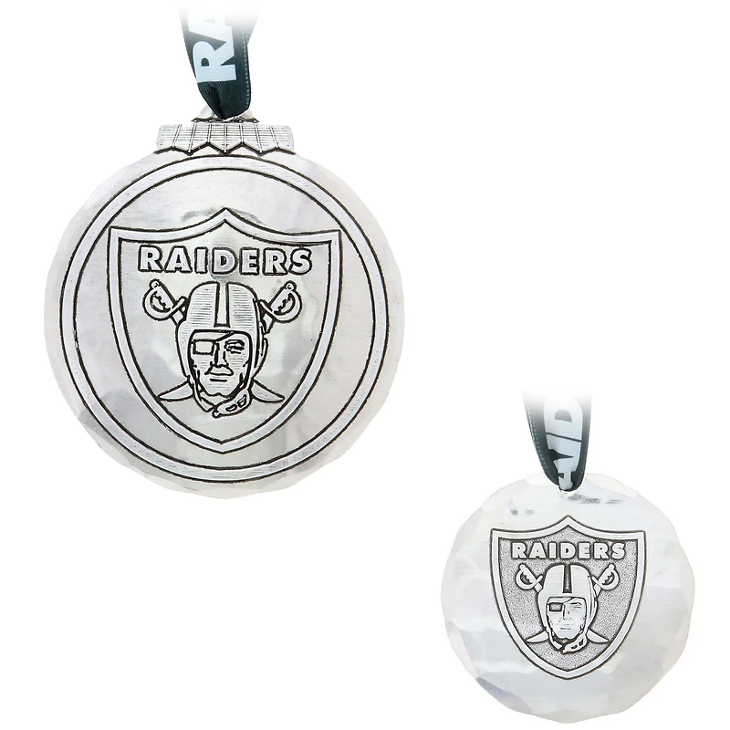 Las Vegas Raiders Two-Piece Ornament Set