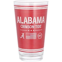 Alabama Crimson Tide 16oz. OHT Military Appreciation Pint Glass