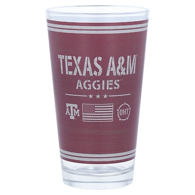 Texas A&M Aggies 16oz. OHT Military Appreciation Pint Glass